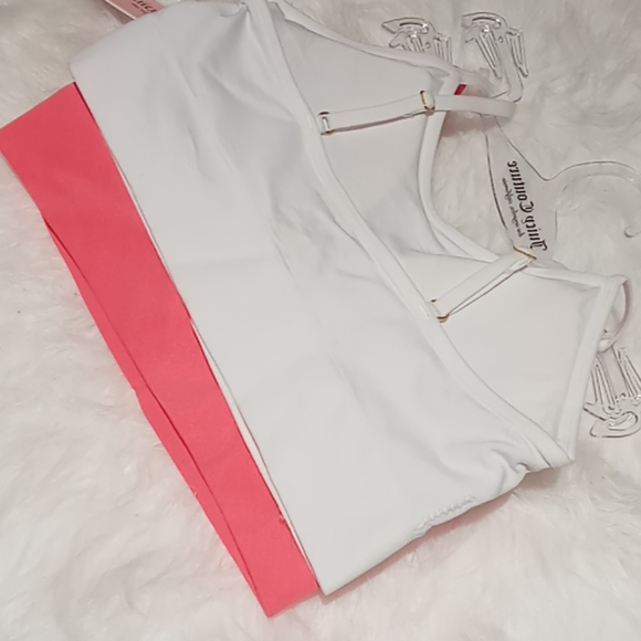 Juicy Couture Rhinestone Crop Top Bralette Small - Picture 6 of 7
